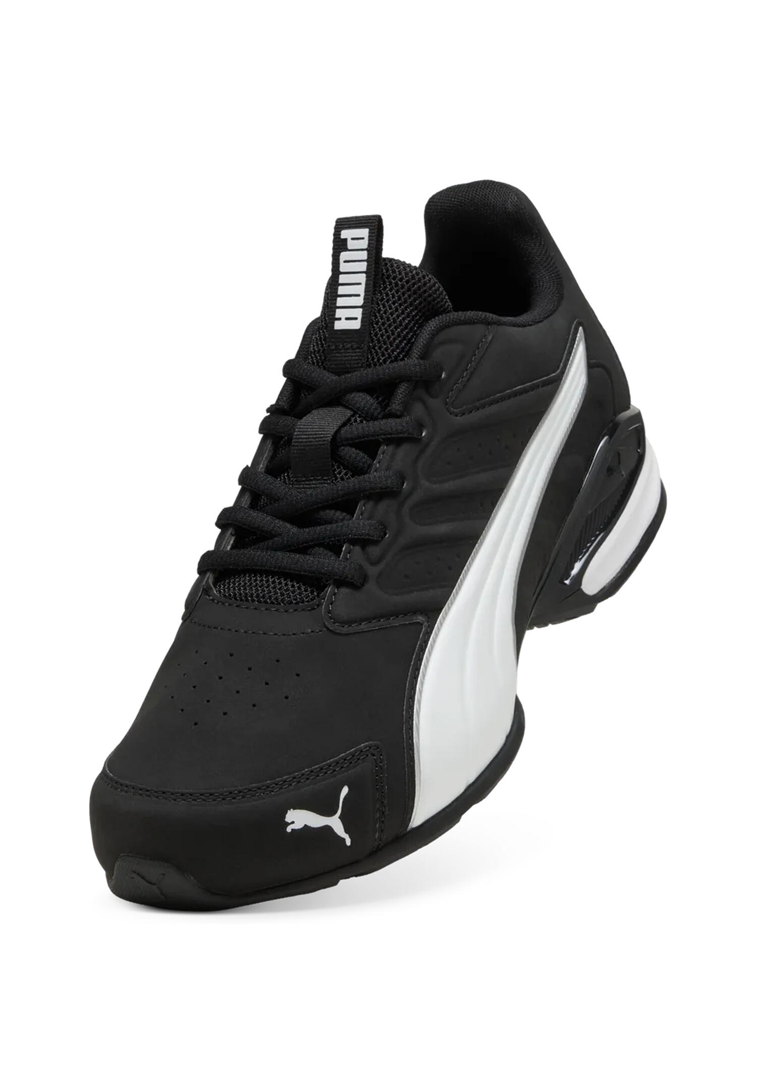 Puma Herren Electro SL Sneaker Turnschuhe 313092 04 Black-White-Puma Silver 3/15