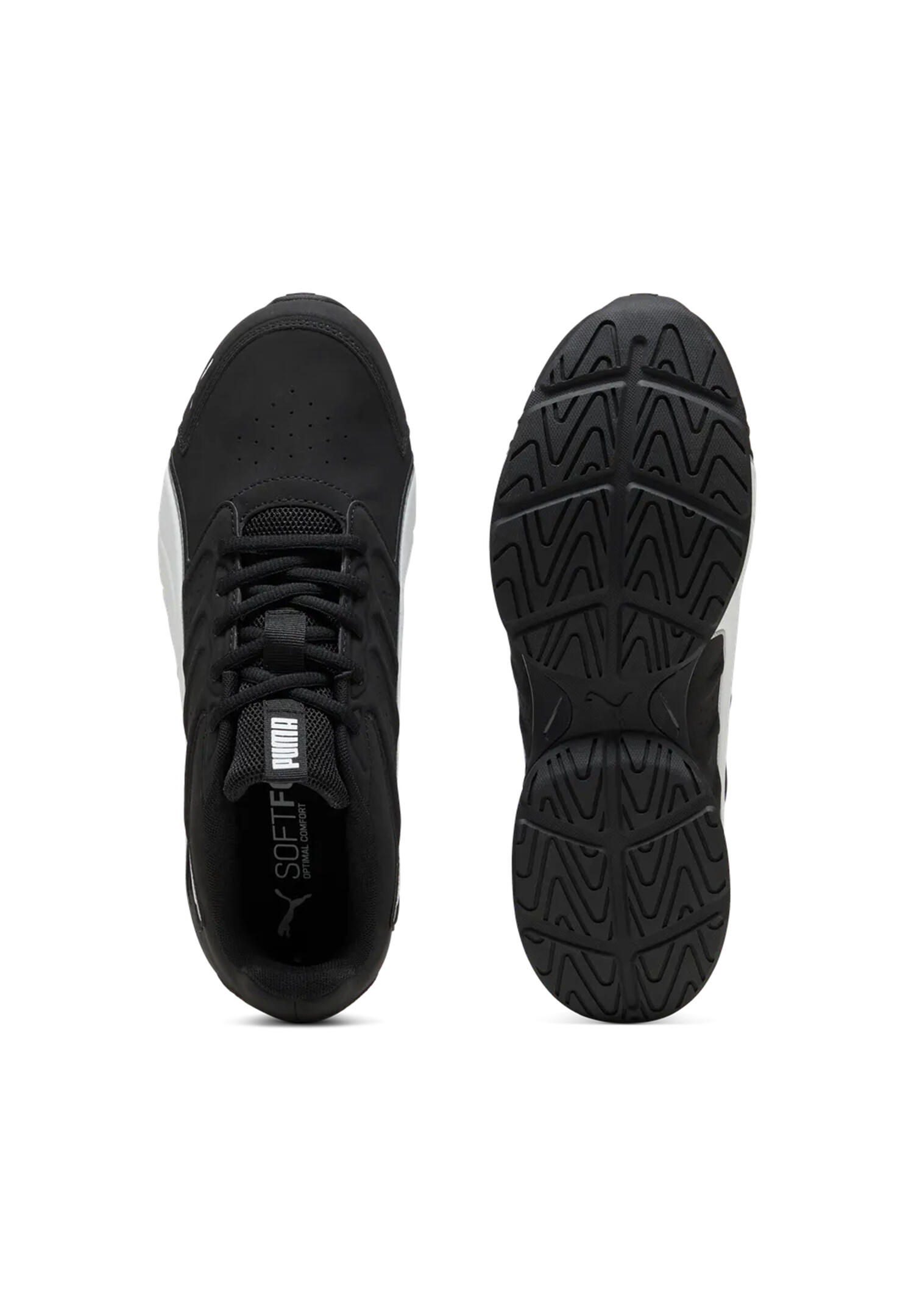 Puma Herren Electro SL Sneaker Turnschuhe 313092 04 Black-White-Puma Silver 5/15