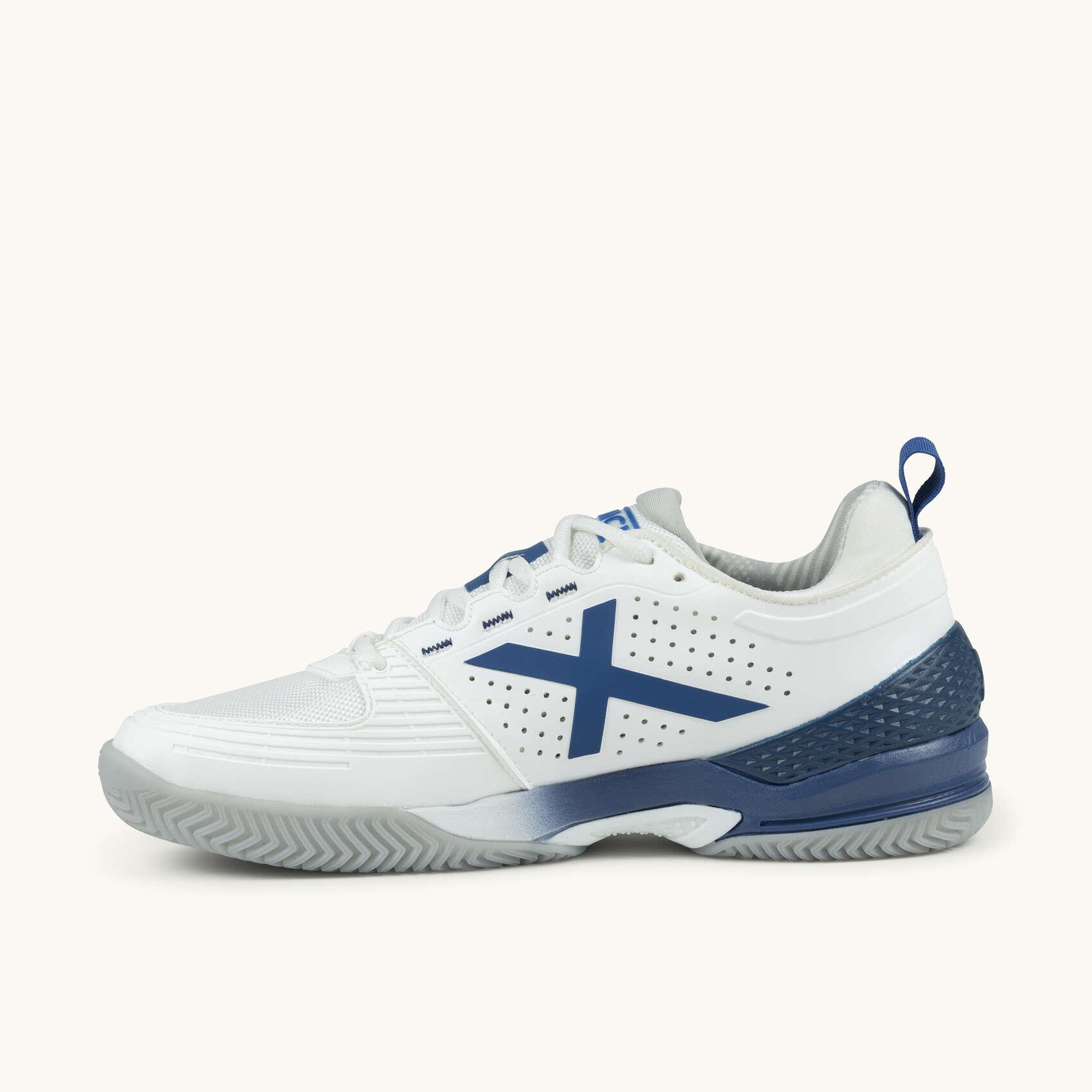 MUNICH ATOMIK 52 "ToLiTo" Scarpe da padel/tennis bianche e blu 3/5