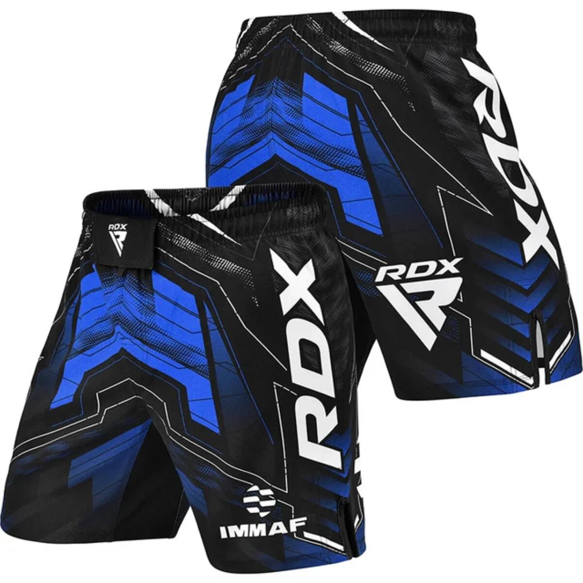 RDX IMMAF MMA-Shorts tiefblau - Microstretch 95% Polyester 5/6
