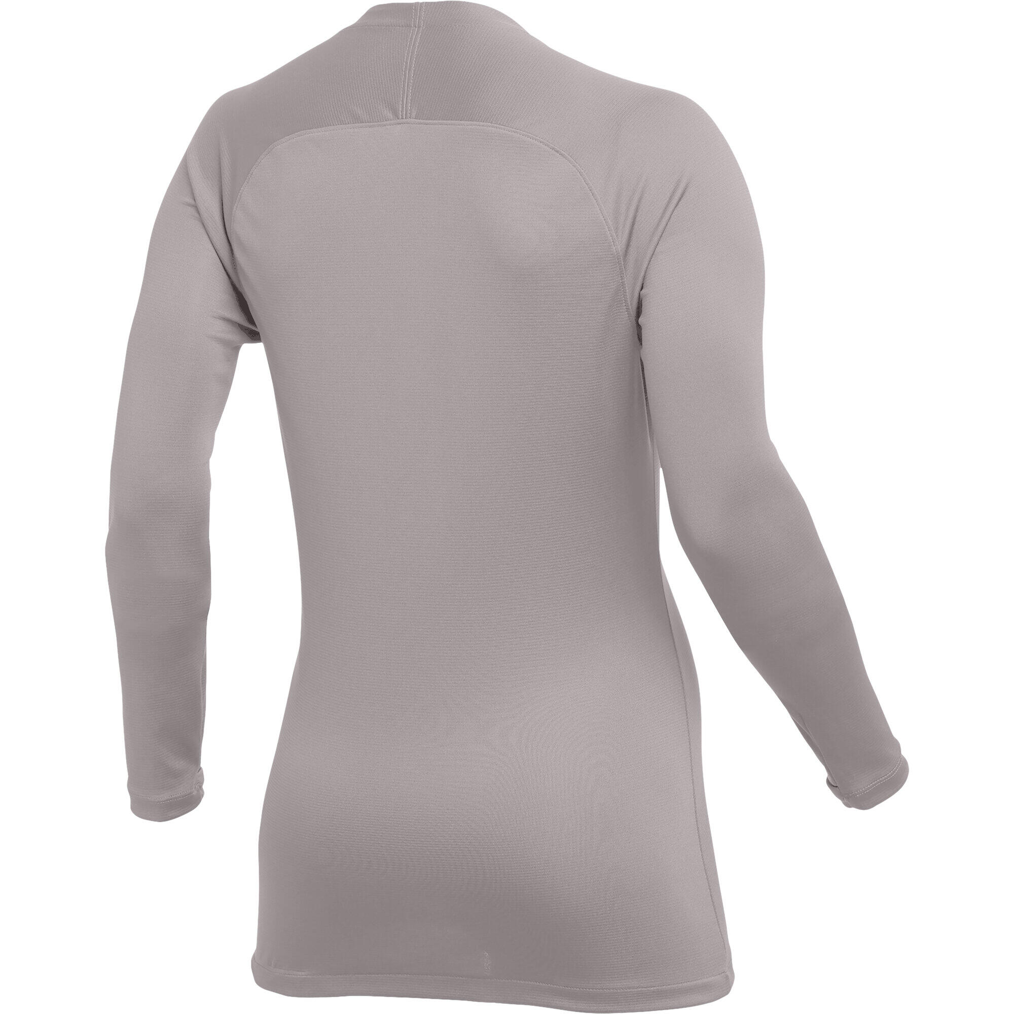 Maglie maniche lunghe da calcio donna nike grigio 2/4