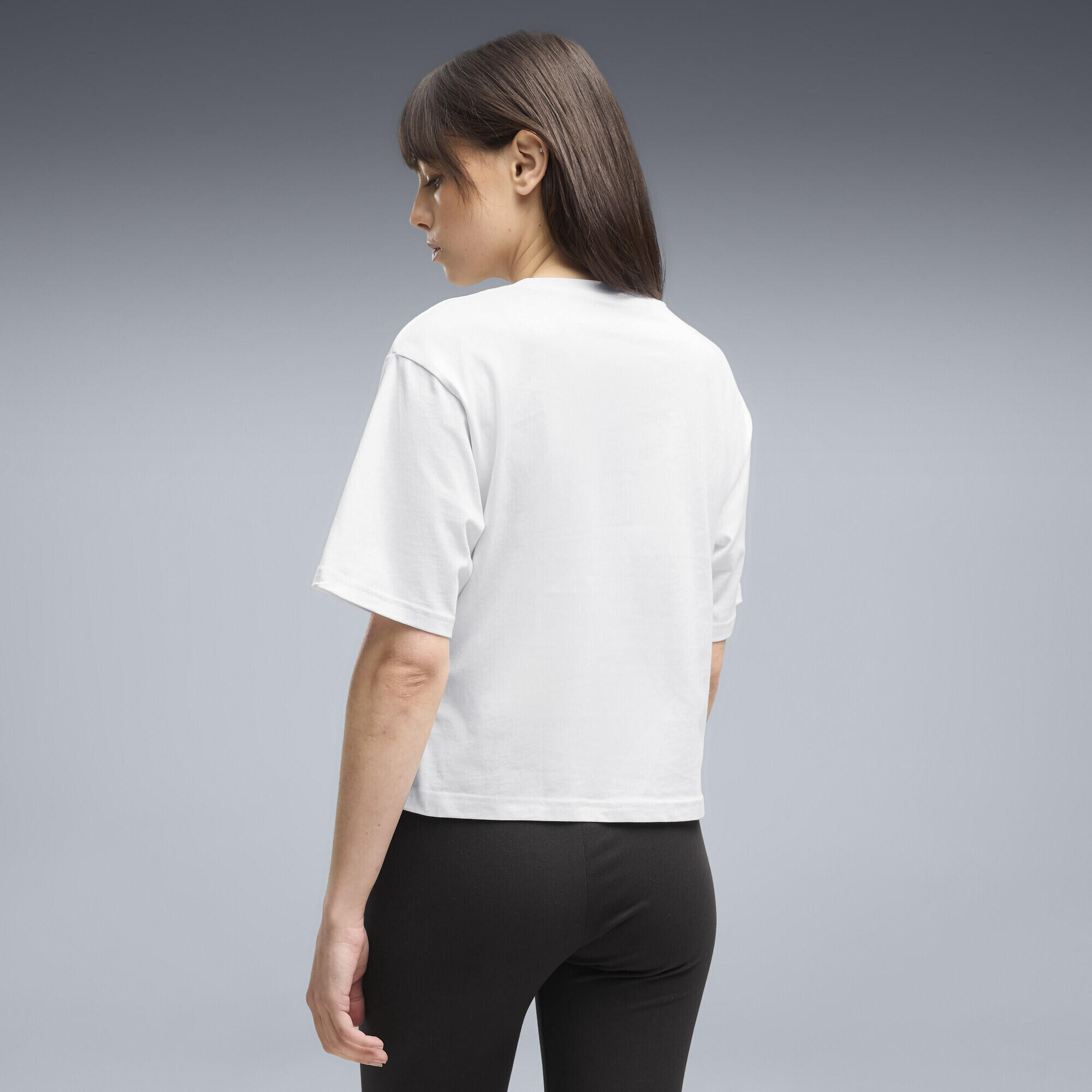 T-shirt court décontracté à logo N° 1 ESS Femme PUMA 3/5