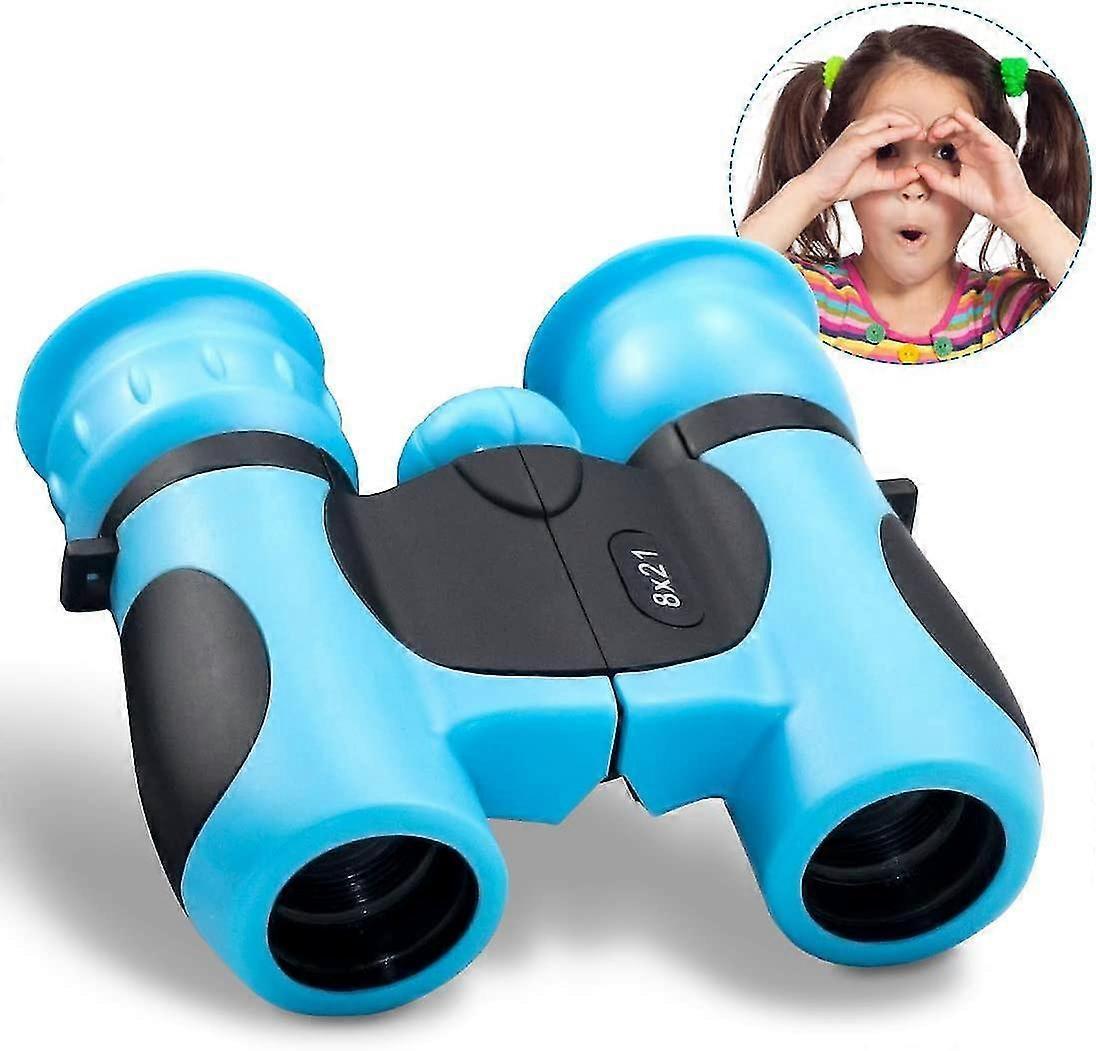 Compact Lightweight Binoculars for Babies - Blue