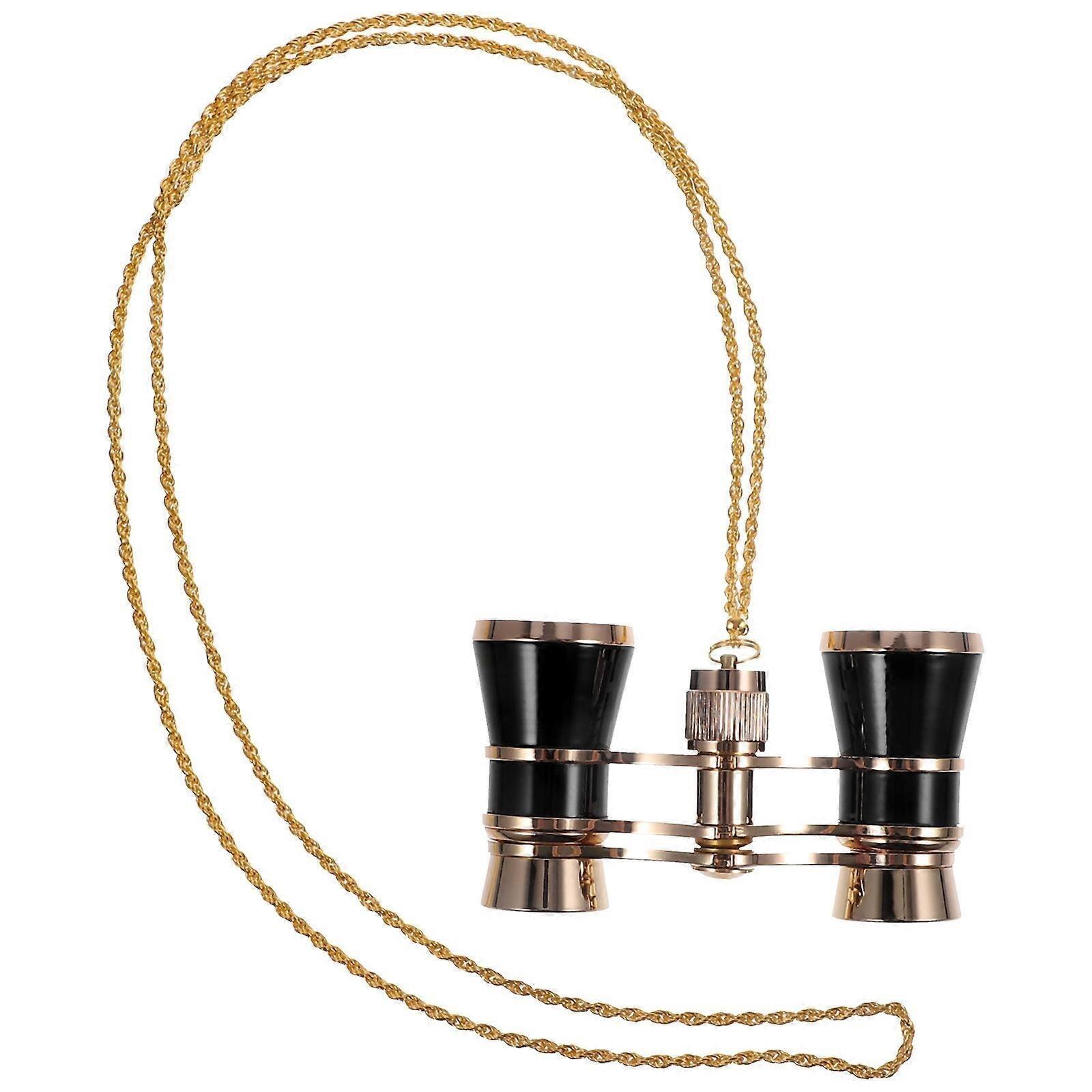 Mini Compact Travel Binoculars with Chain for Outdoor