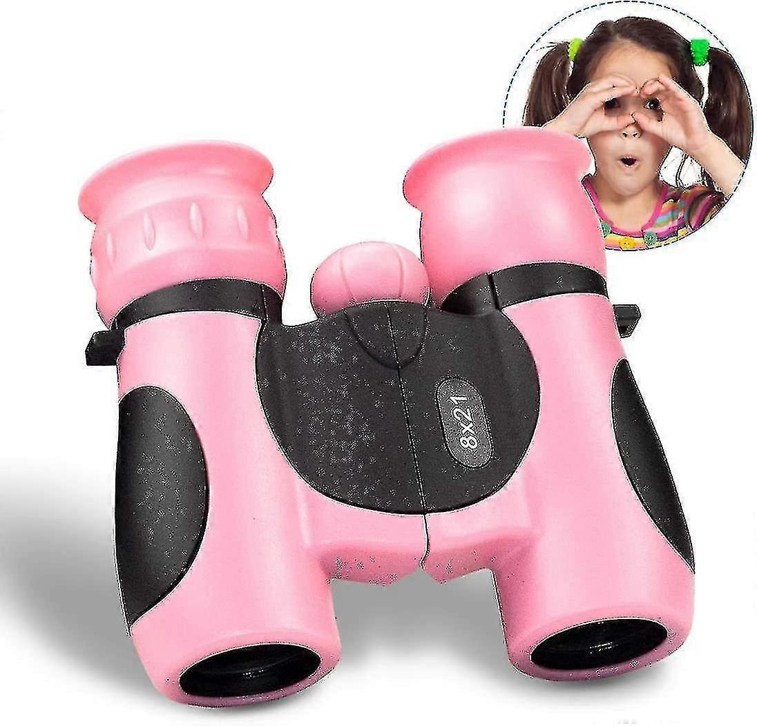 Compact Lightweight Binoculars for Babies - Pink