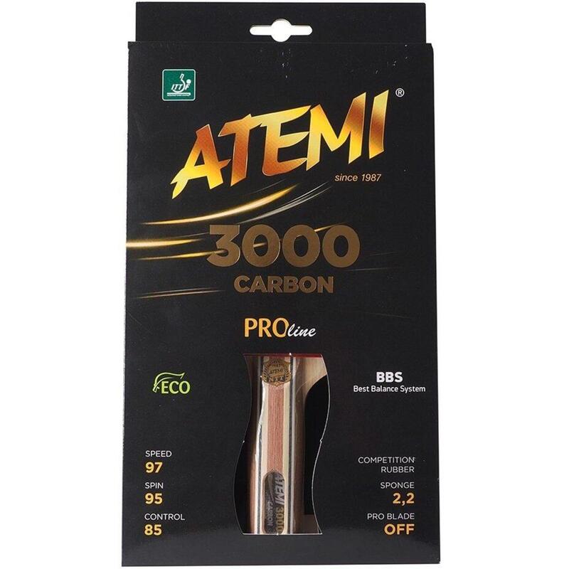 Rakietka do ping ponga Atemi 3000 pro carbon anatomical