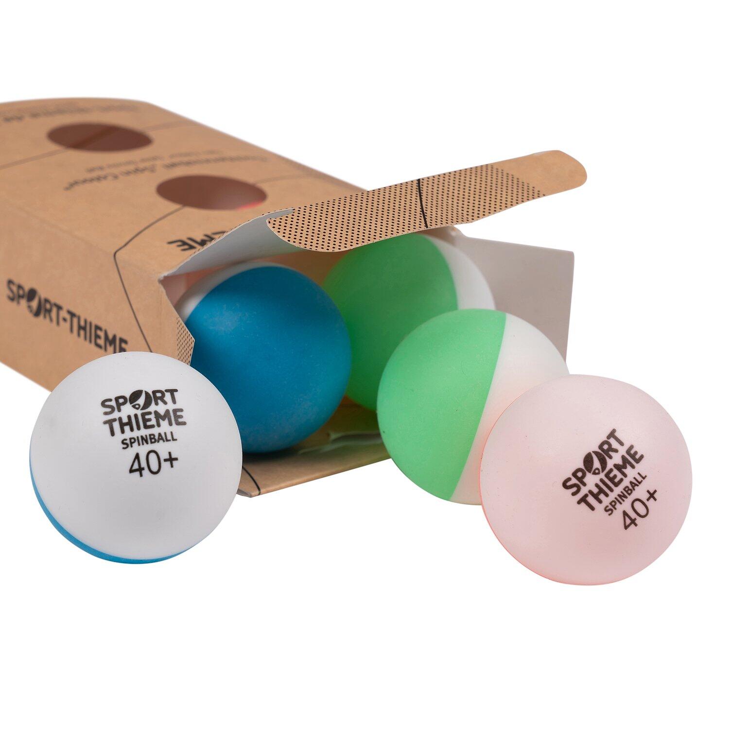 Tischtennisball Spin Colour Tischtennis Unisex Bunt 3/3
