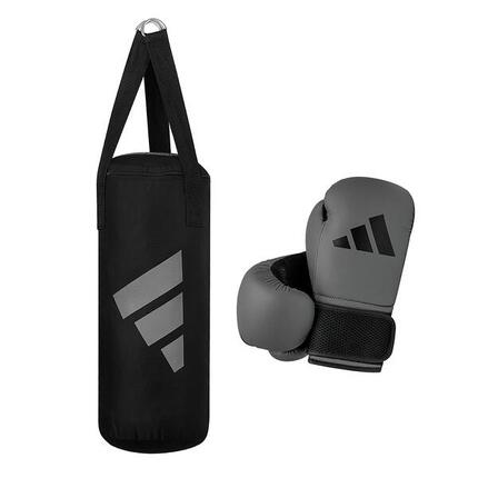 Box Set Youth Boxing Kit 03 Grau-Schwarz Boxen Unisex Grau-Schwarz