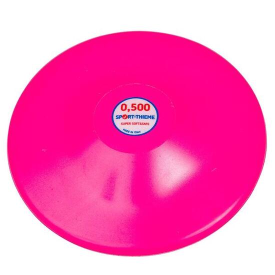 Übungsdiskus Super 0,5 kg Leichtathletik Unisex Fuchsia