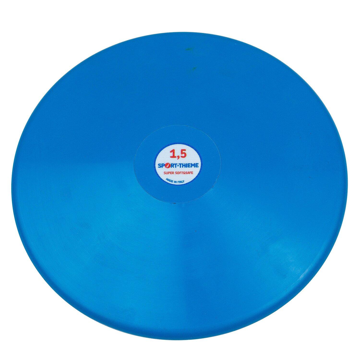 Übungsdiskus Super 1,5 kg Leichtathletik Unisex Hellblau 1/1