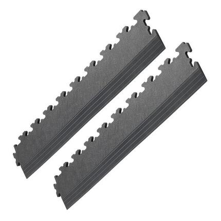 Rand-/Eckstück für Sportboden X500 Randstück Graphit 7 mm Fitness