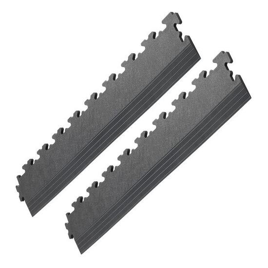 Rand-/Eckstück für Sportboden X500 Randstück Graphit 7 mm Fitness