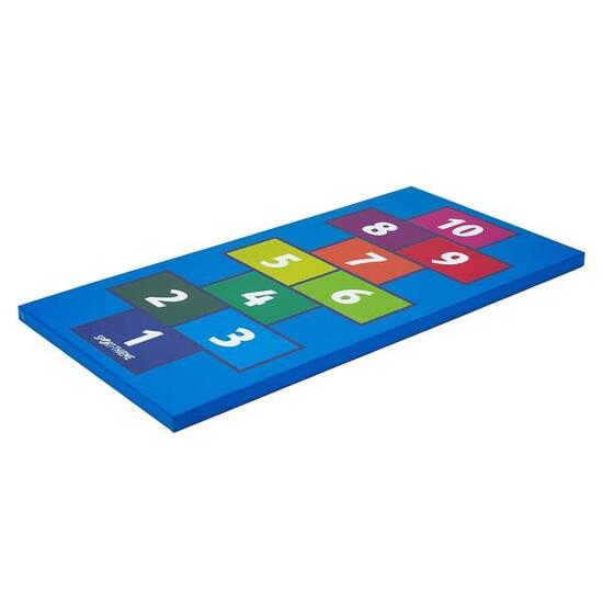 Turnmatte Printed C Tempelhüpfen Turnen Unisex Blau mit