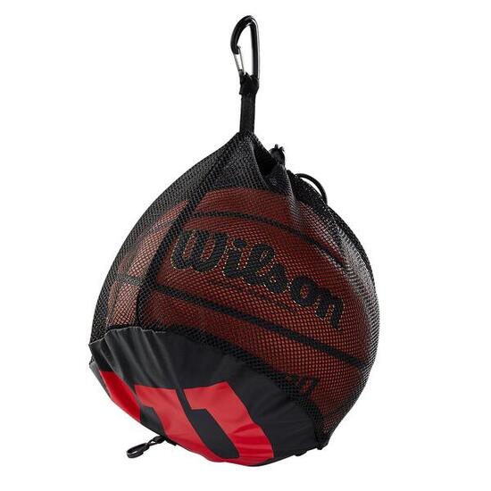 Wilson Single Basketball Bag, Unisexe, Basketball, Bags, noir