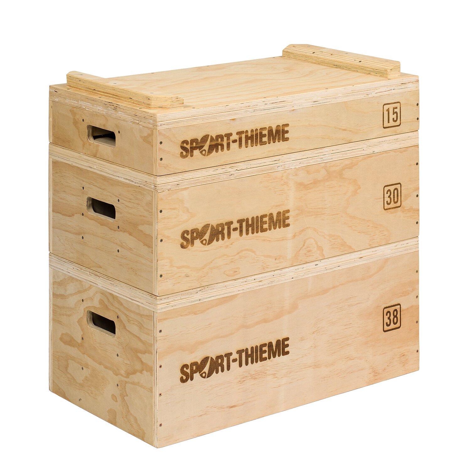 Jerk Boxes Lift Gewichtheben Unisex Holzfarben 2/6