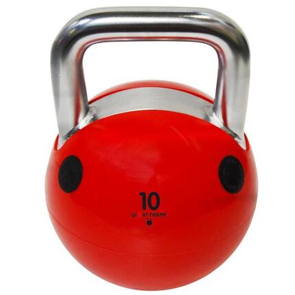 Kettlebell Soft Rot 10 kg Gewichtheben Unisex Rot
