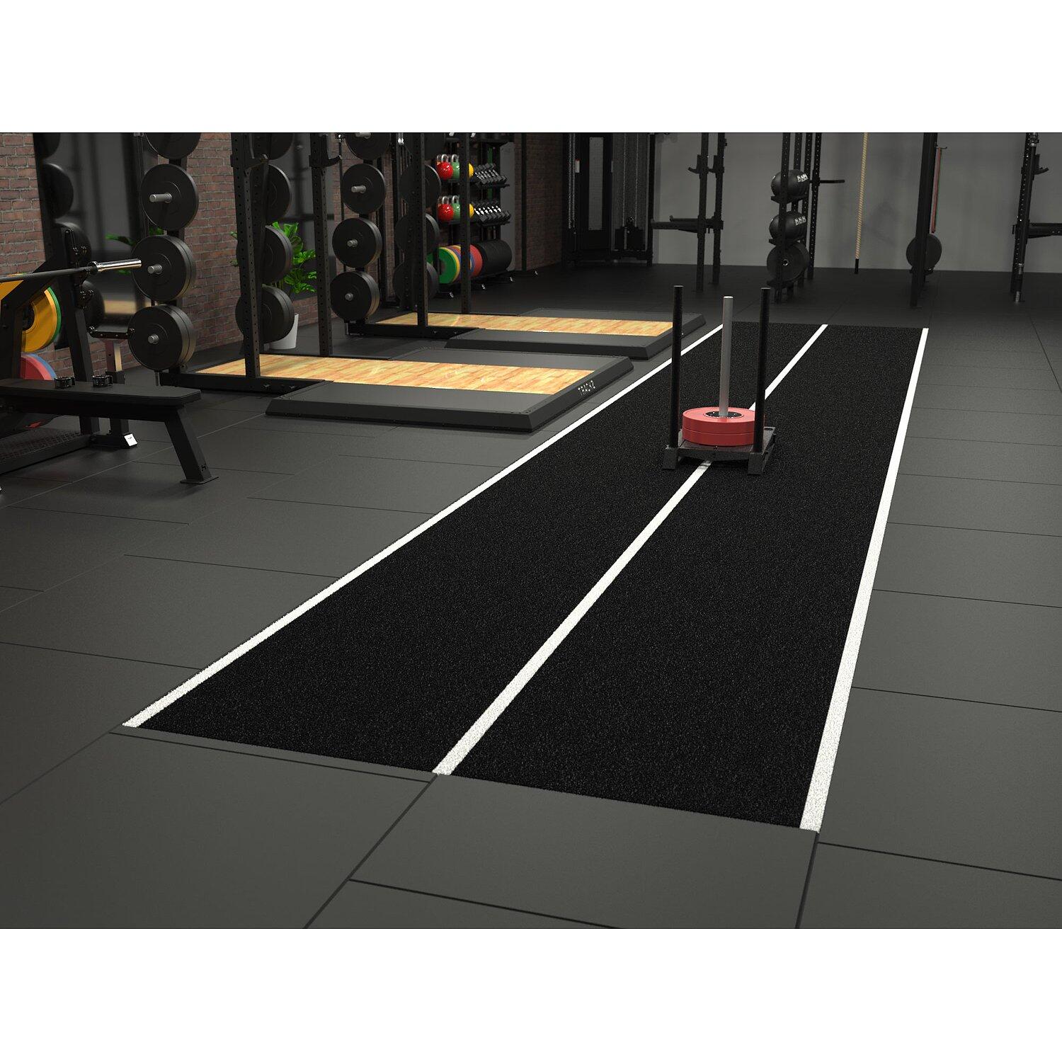 Sprintbahn Uni Sprint Grün 2x20 m Fitness / Krafttraining Unisex Grün 2/6