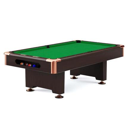 Billardtisch Club Pro III Dekor Nussbaum Apple-Green Simonis 860 7 ft