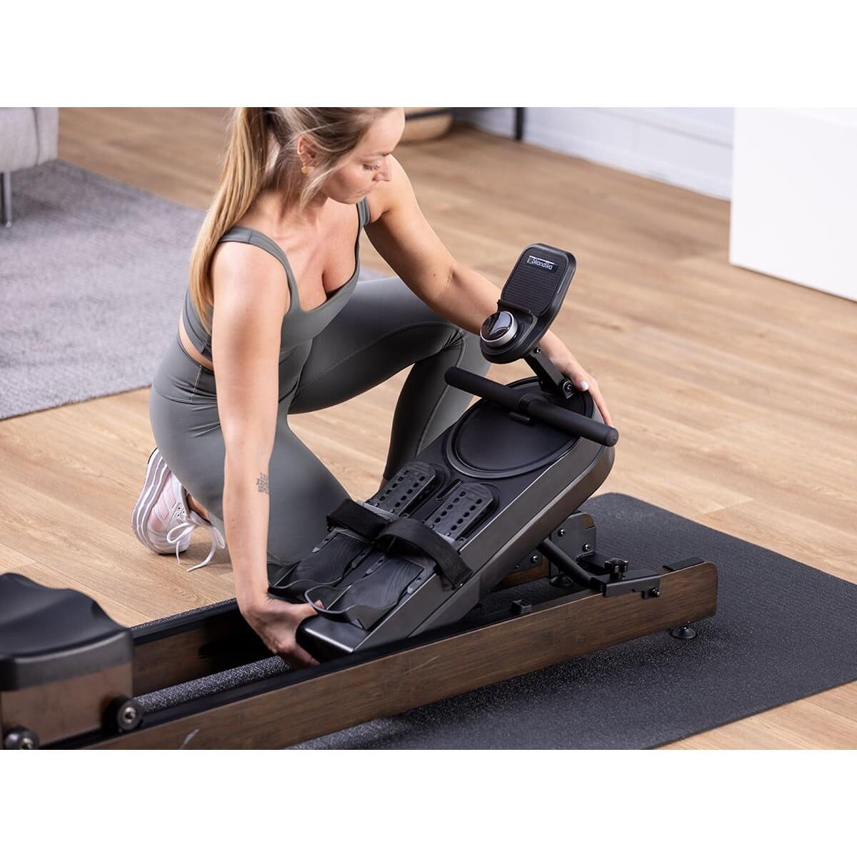 Máquina de remo de madera Rovek - resistencia magnética con 32 niveles 5/8