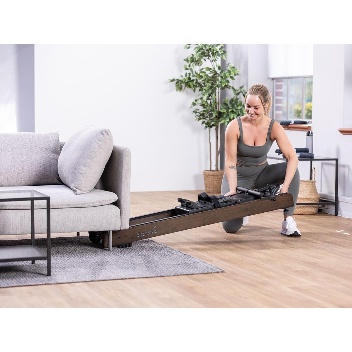 Máquina de remo de madera Rovek - resistencia magnética con 32 niveles 6/8