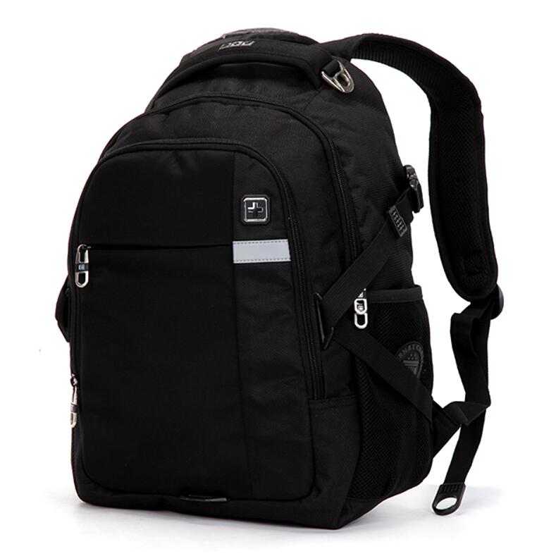 Swiss Waterproof Laptop Backpack Travel Business Work Bag Black