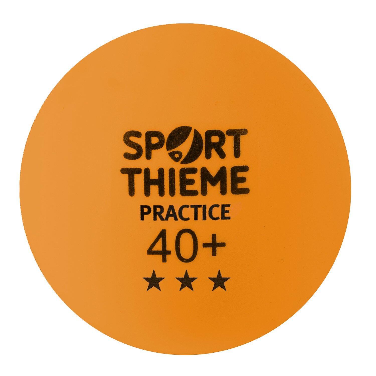 Tischtennisball Practice Orange Tischtennis Unisex Orange 1/3