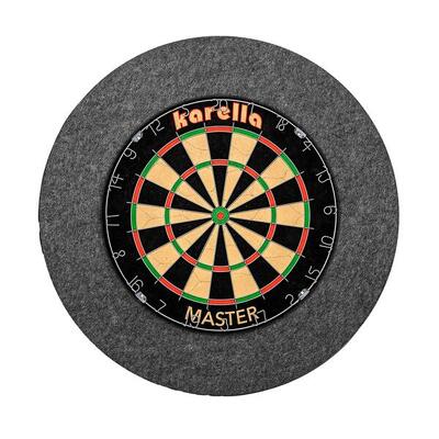 Karella dartbord catchring/geluidsisolatie antraciet