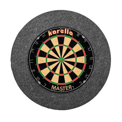 Karella Dartbord catchring/geluidsisolatie Antraciet
