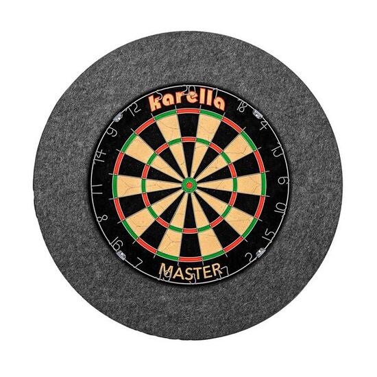 Karella Dartbord catchring/geluidsisolatie Antraciet