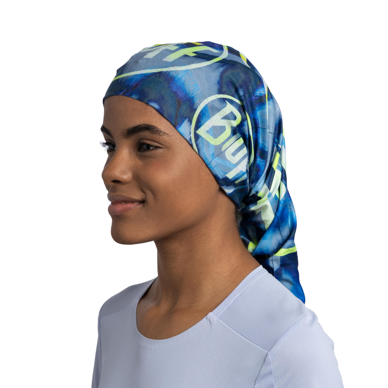 Braga de cuello CoolNet UV® Unisex Buff Azul 2/7