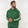 Bărbați Running Felpa Space cu Cappuccio Verde Militar-Sand