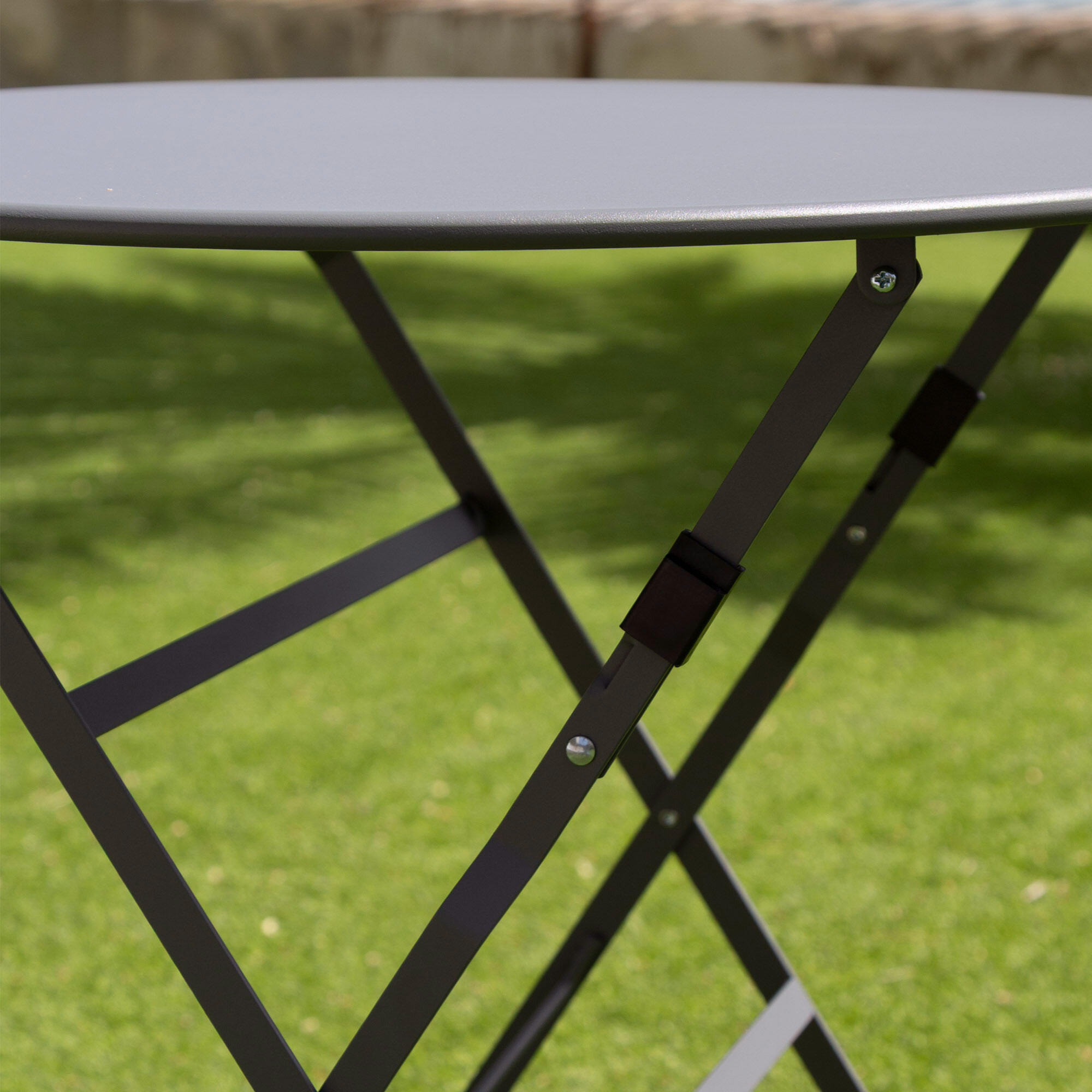 Aktive Conjunto de móveis para terraço 60x70 cm preto 6/7