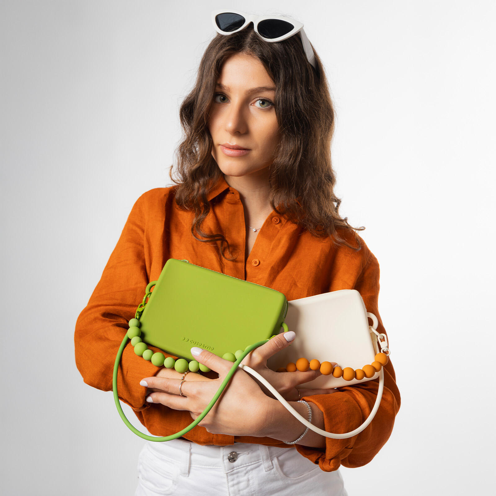 Borsa a mano Jelly Bag con tracolla 3/6