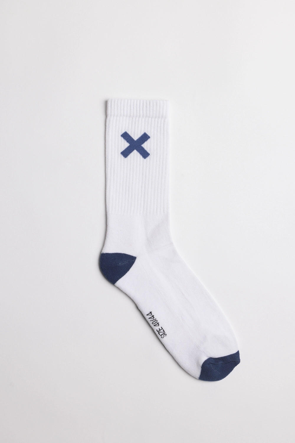 Calcetines Blue Banana Amsterdam Blancos de Algodón Orgánico 1/2