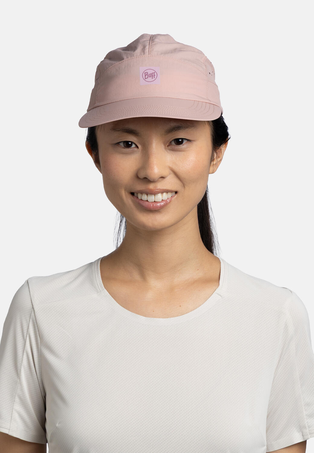 Czapka z daszkiem BUFF SPEED CAP SOLID AZALEA 5/7