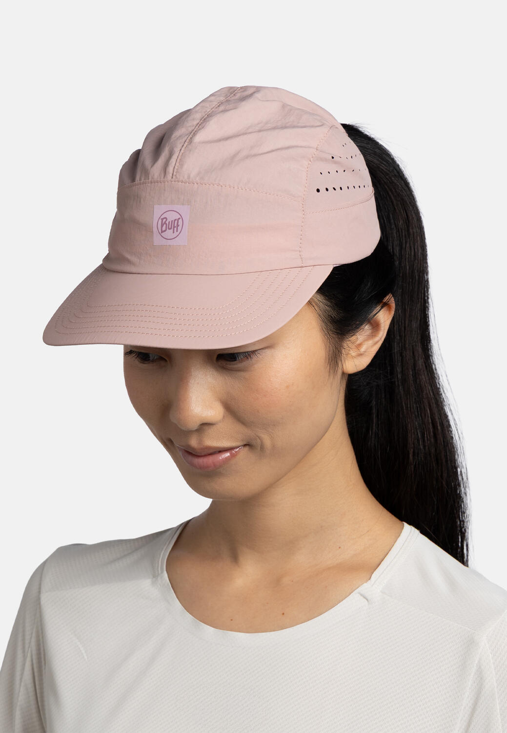 Czapka z daszkiem BUFF SPEED CAP SOLID AZALEA 6/7