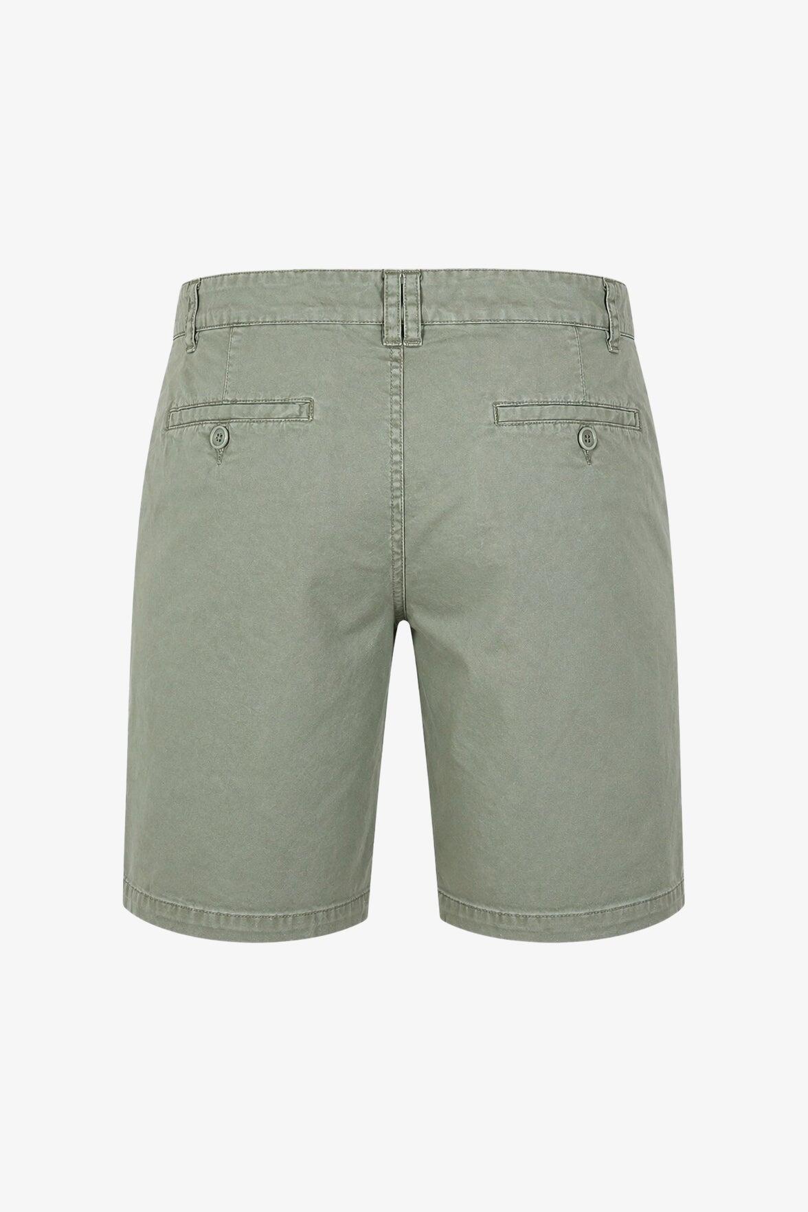 Bermuda Esercito verde in cotone uomo 2/3