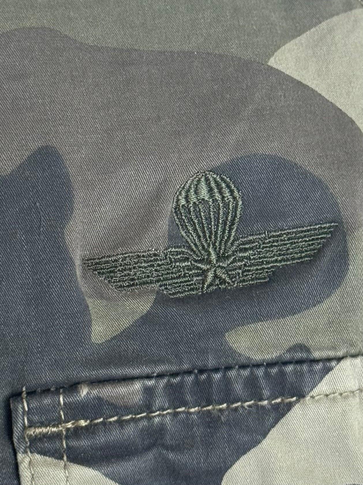 Bermuda Esercito camouflage cargo in cotone uomo 3/4
