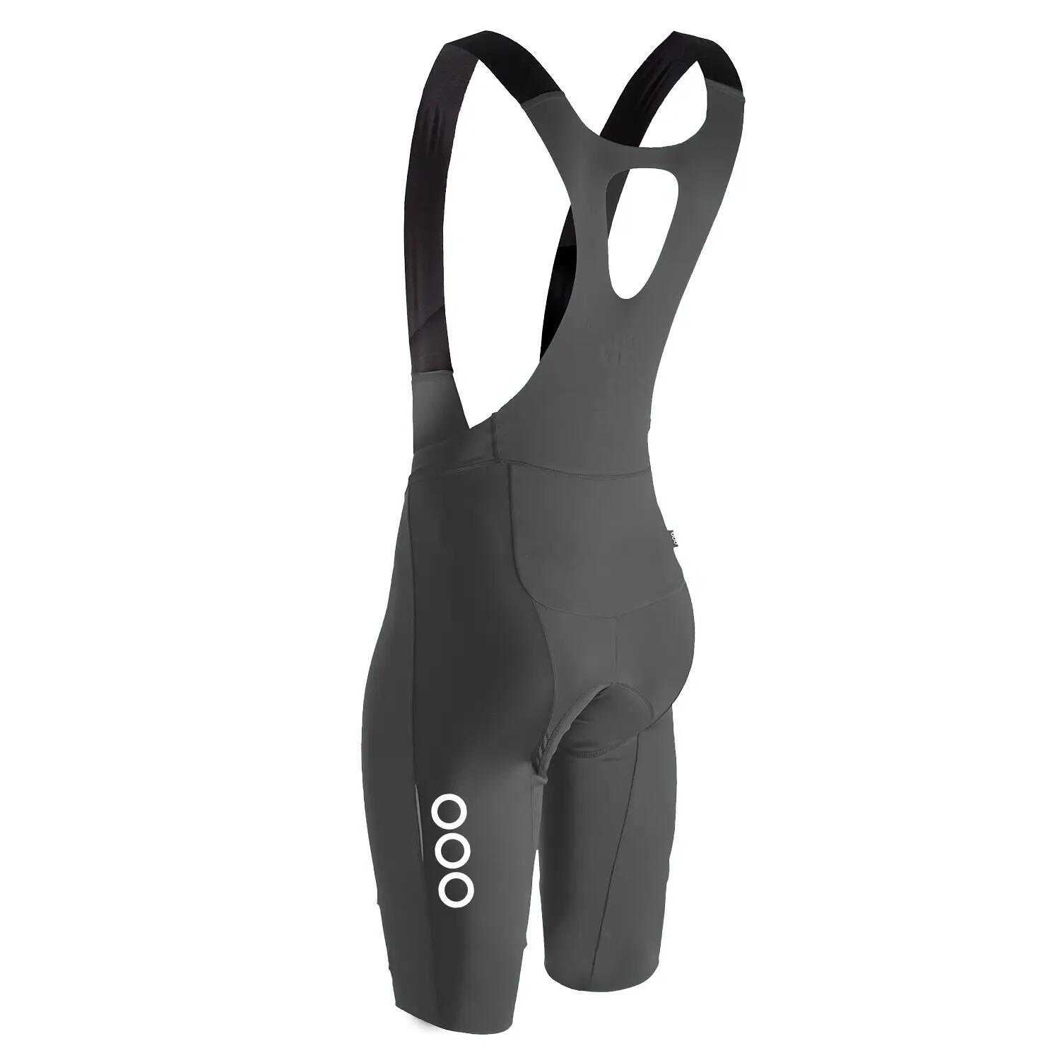 Cuissard racing cyclisme à bretelles femme PROMegève - Gris 2/2
