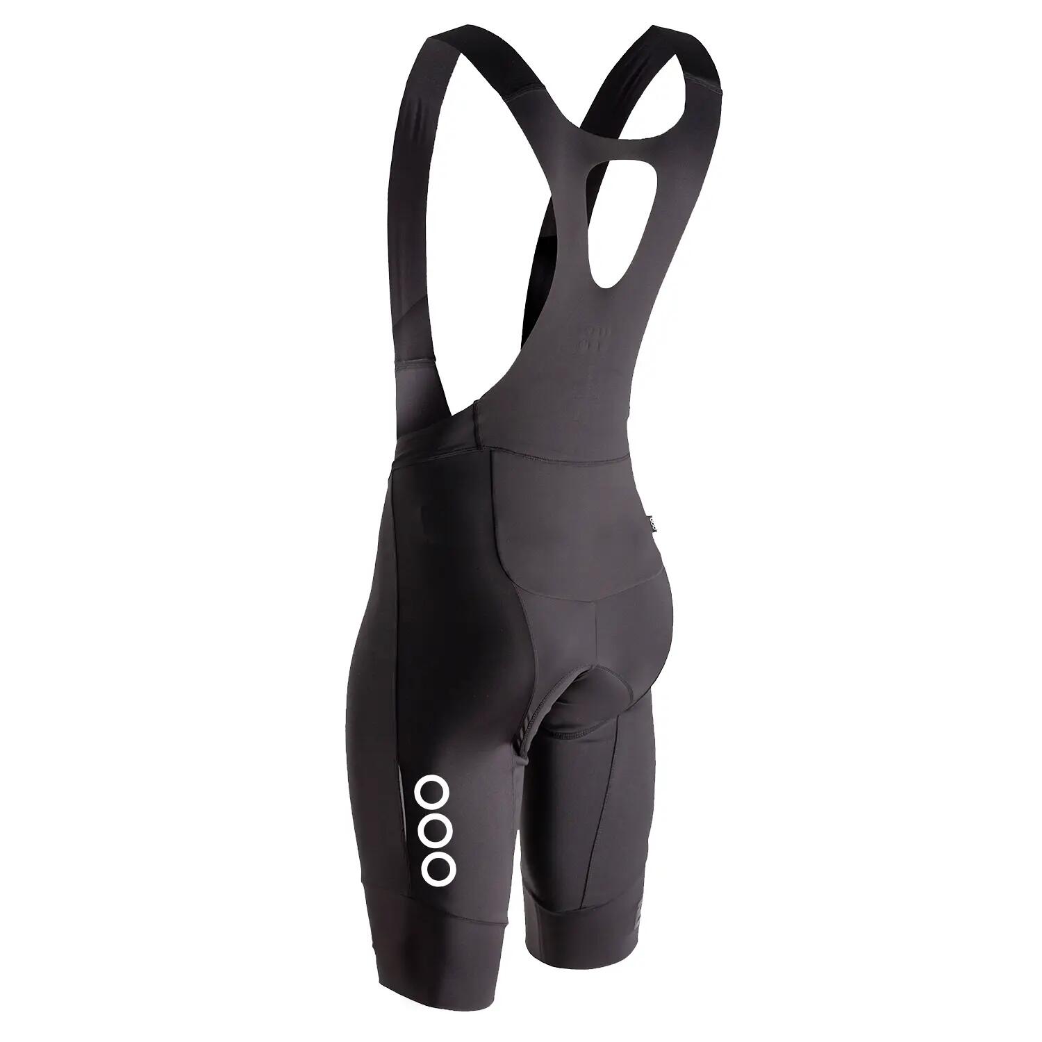 Cuissard cyclisme à bretelles homme La Praise 2 - Noir 2/2