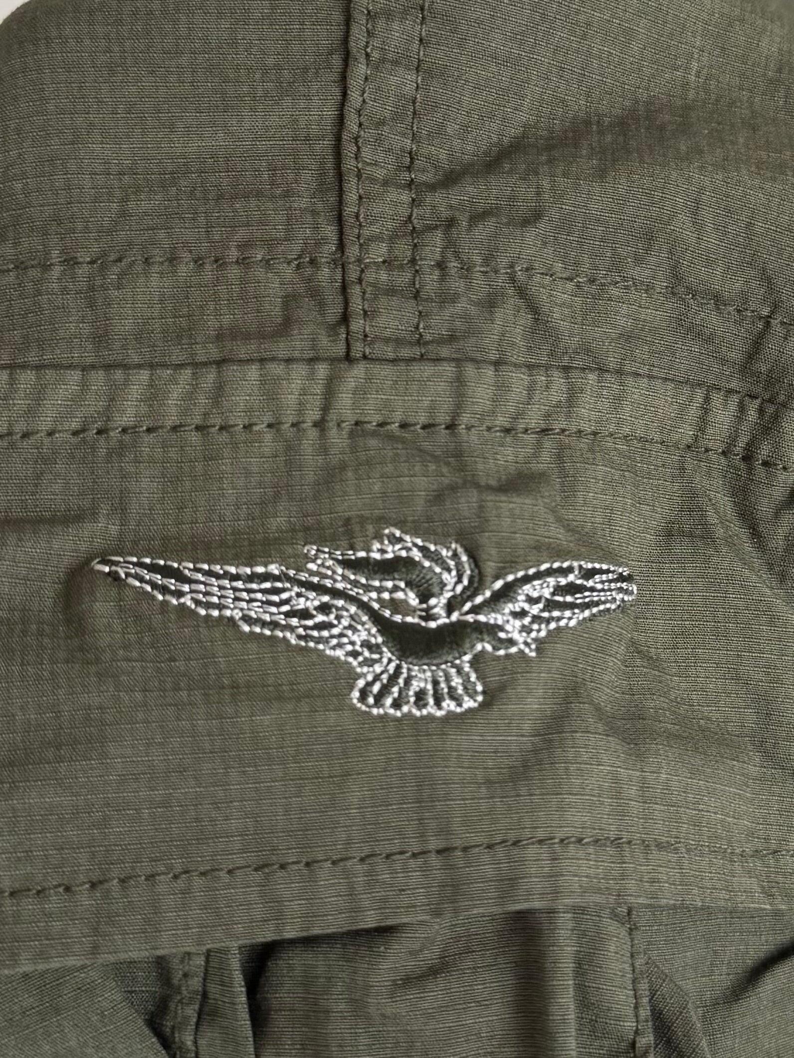 Bermuda Aviazione Esercito militare cargo in cotone uomo 3/4