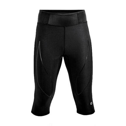 PANTALON DE COMPRESSION 3/4 RUNNING POUR HOMME BlueBall EN NOIR.