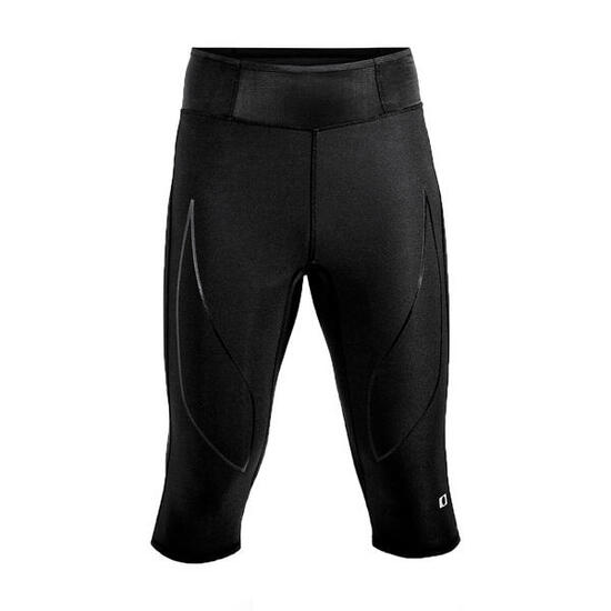 PANTALON DE COMPRESSION 3/4 RUNNING POUR HOMME BlueBall EN NOIR.