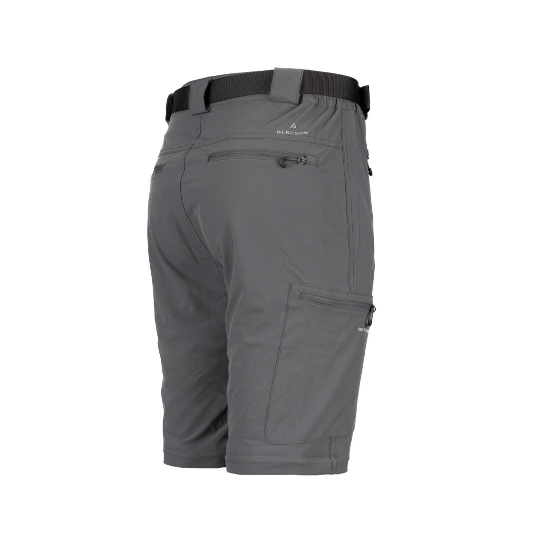 Spodnie trekkingowe męskie 2w1 Bergson Gartland zipp-off AS 4/7