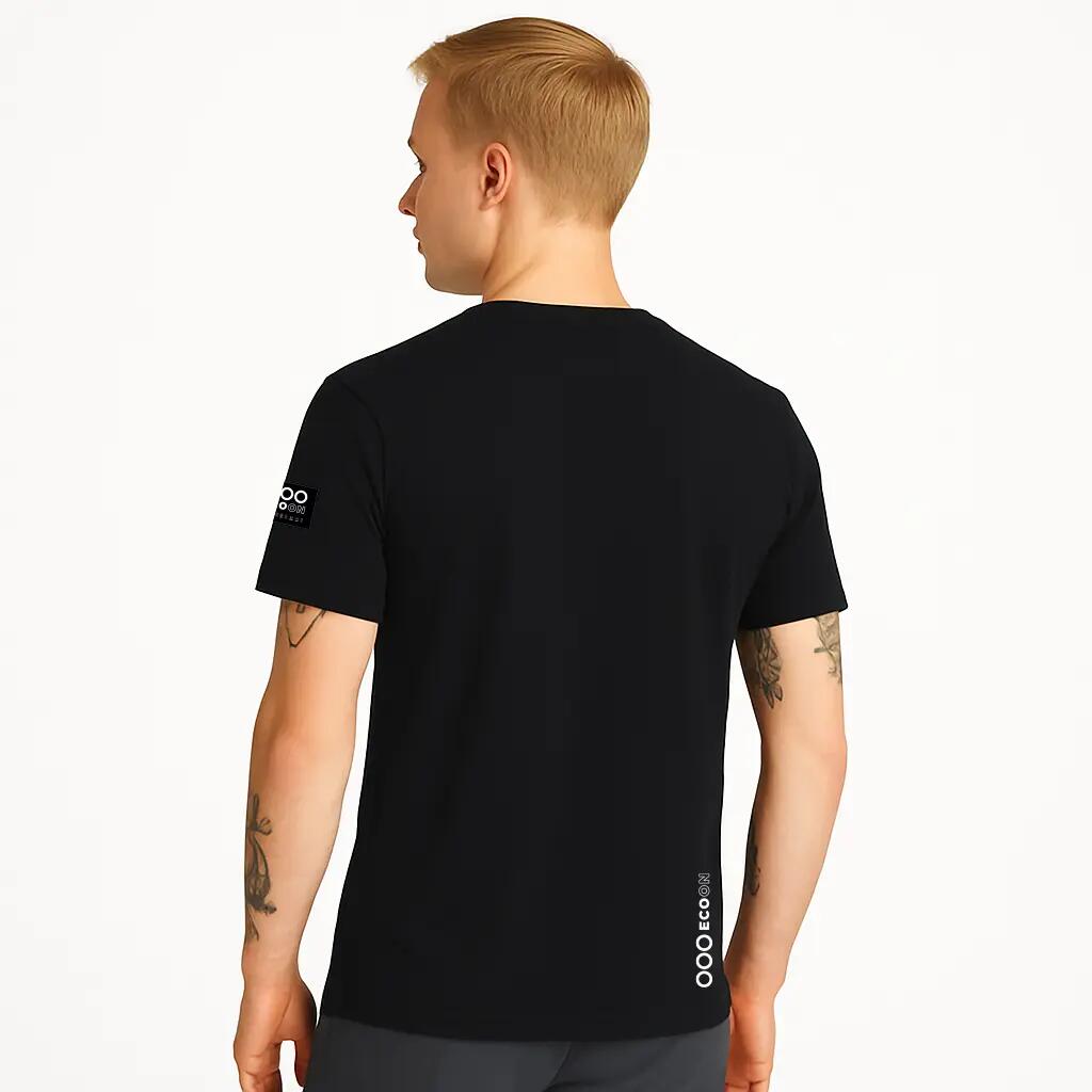 T-shirt ECOON modèle La Campetoise couleur noir 3/7