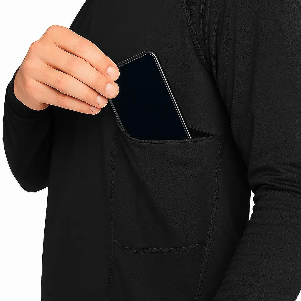 T-Shirt técnico ECOON modèle Ttutturu couleur noir 5/5