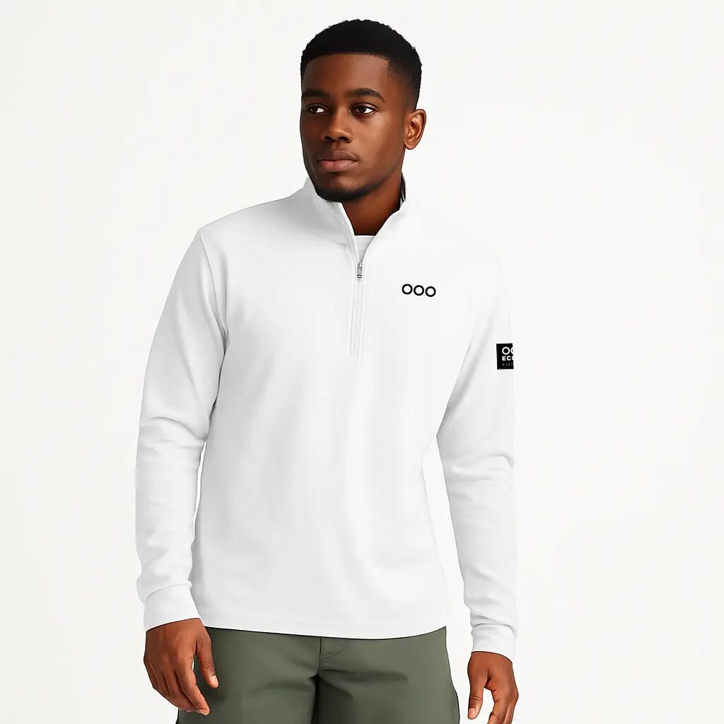 Sudadera ECOON modèle La diagonale des Fous couleur blanc 4/7