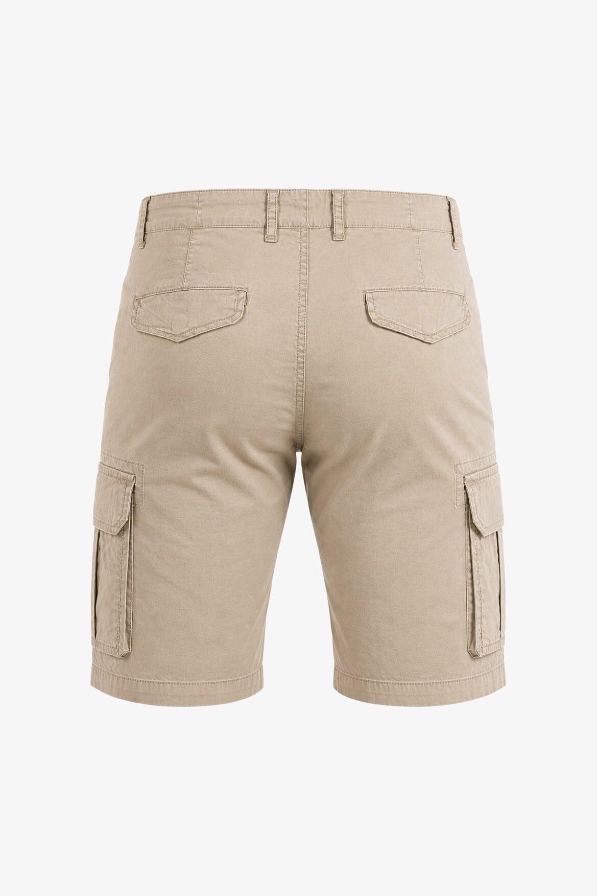 Bermuda Aviazione Esercito kaki cargo in cotone uomo 2/4