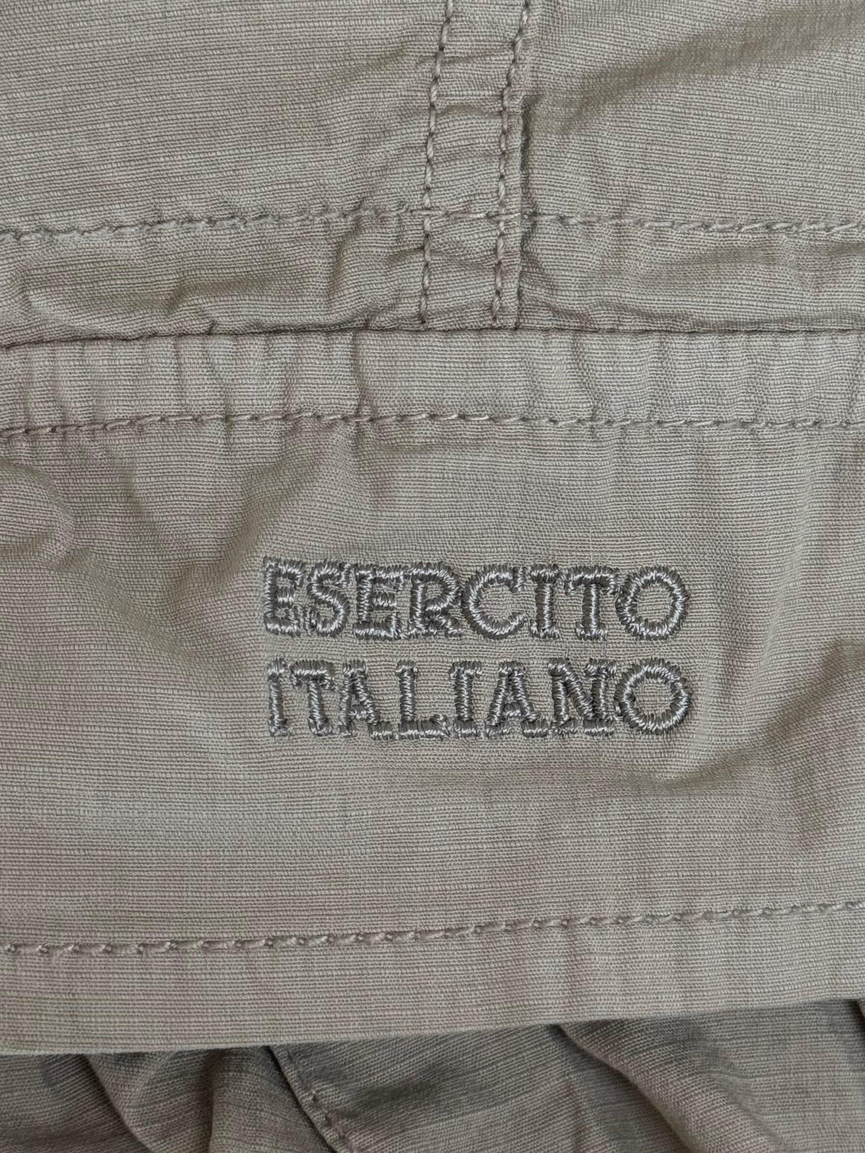 Bermuda Aviazione Esercito kaki cargo in cotone uomo 4/4