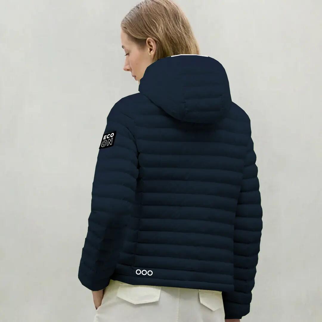Veste Walking Short jacket marque ECOON - Bleu 3/4